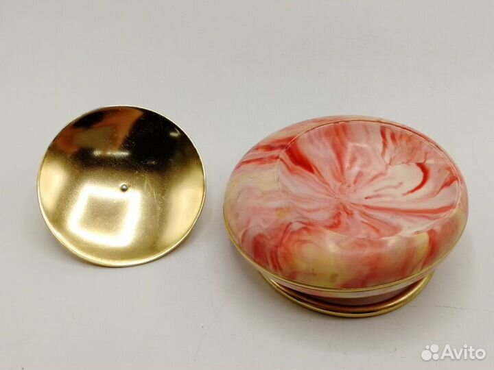 Шкатулка на ножке карболит бакелит пластик металл