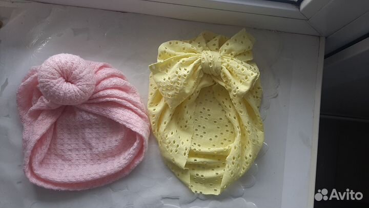 Шапочка для девочки чалма