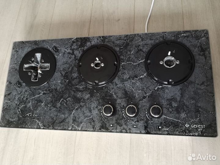 Газовая варочная панель встраиваемая 3 конфорки бу