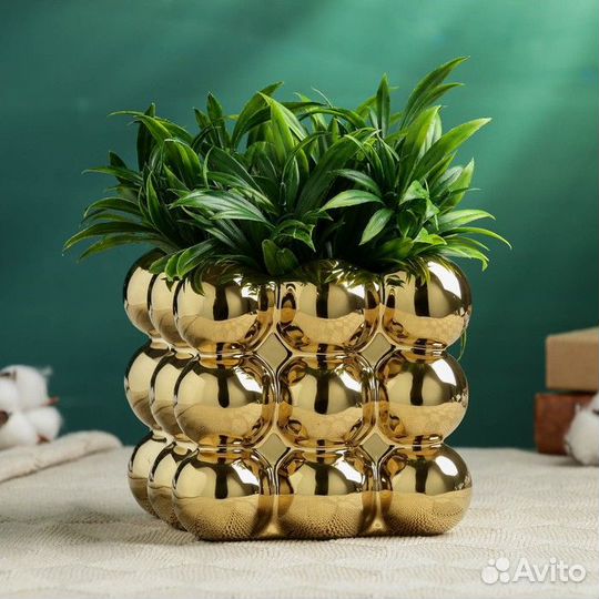 Кашпо - ваза 'Люмьер' 13х13см