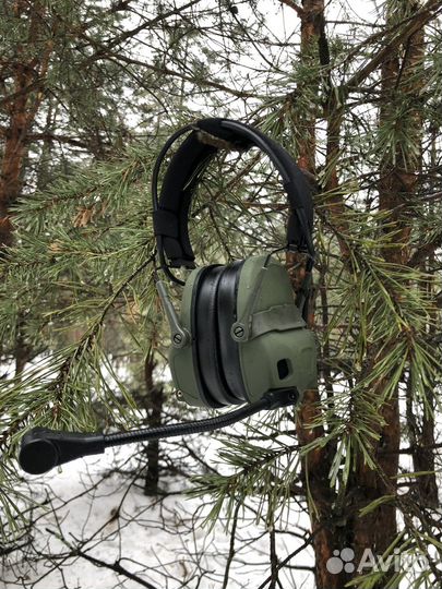 Активные военные наушники FMA AMP