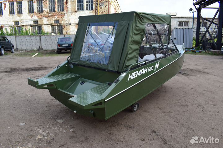 Неман 500 новый алюминиевый катер в наличии