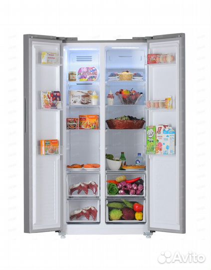 Холодильник Side by Side dexp новый