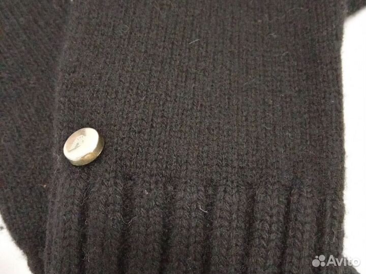 Перчатки женские черные emporio armani