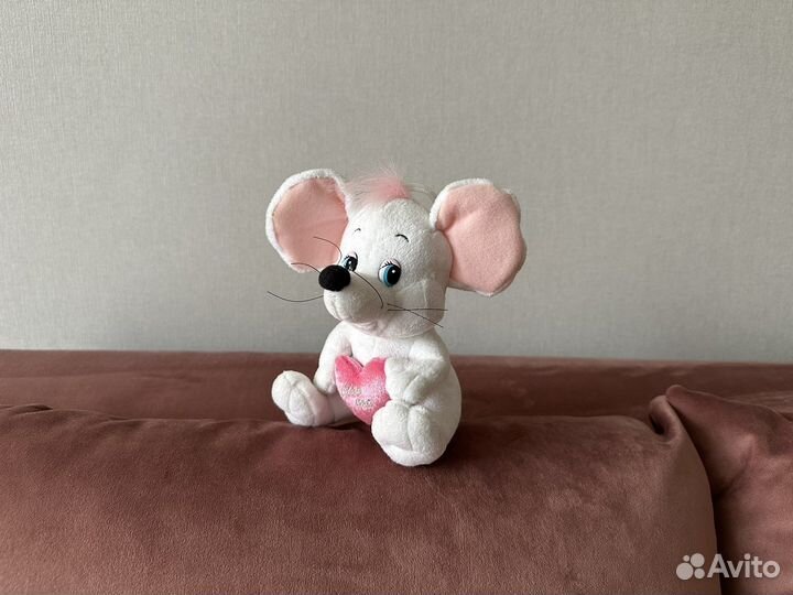 Игрушка Мышь белая