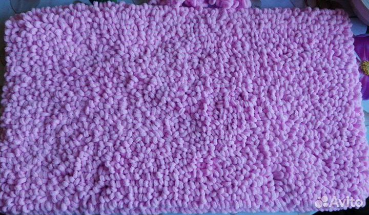 Коврик из плюшевой пряжи