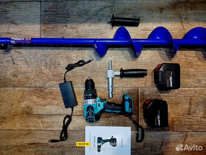 Шуруповерт Ледобур Heimerdinger 150Nm +Тонар150R