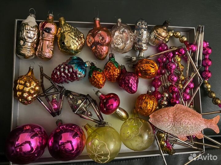 Елочные игрушки СССР одним лотом