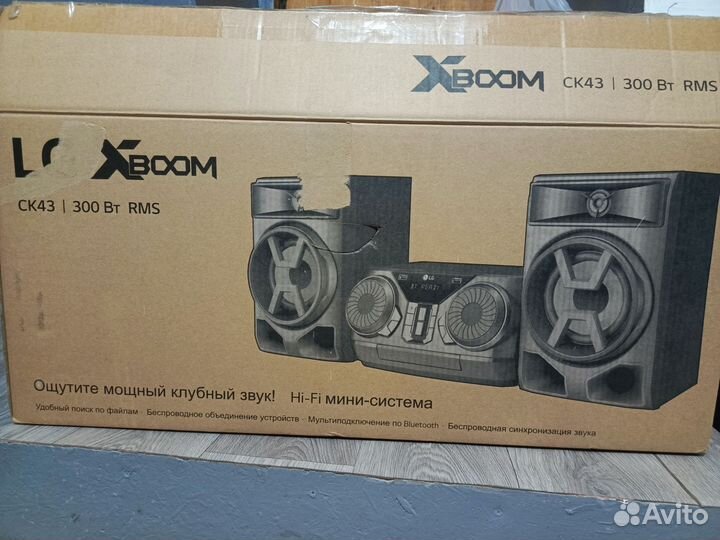 Музыкальный центр lg ck 43 Bluetooth