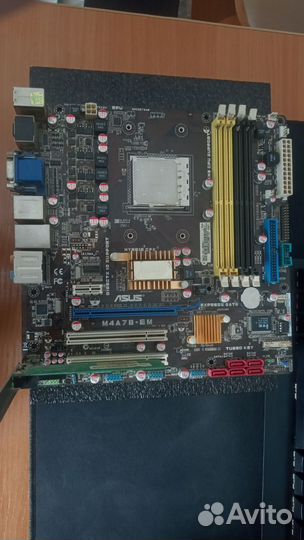 Материнская плата Socket AM3 asus M4A78-EM