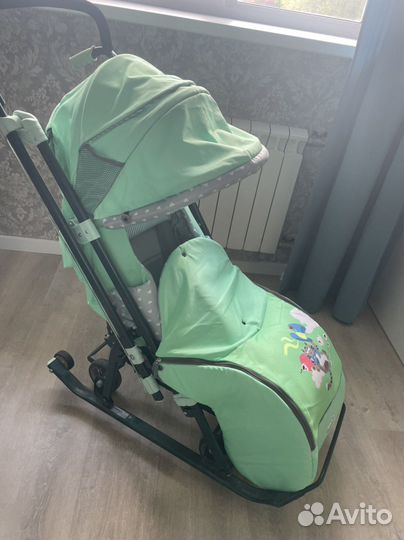 Коляска санки Ника 7/4