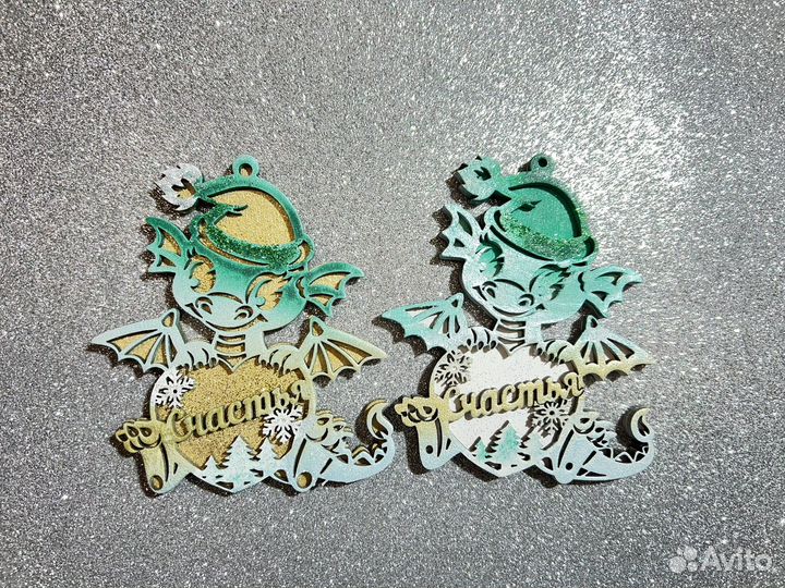 Елочные украшения ручной работы