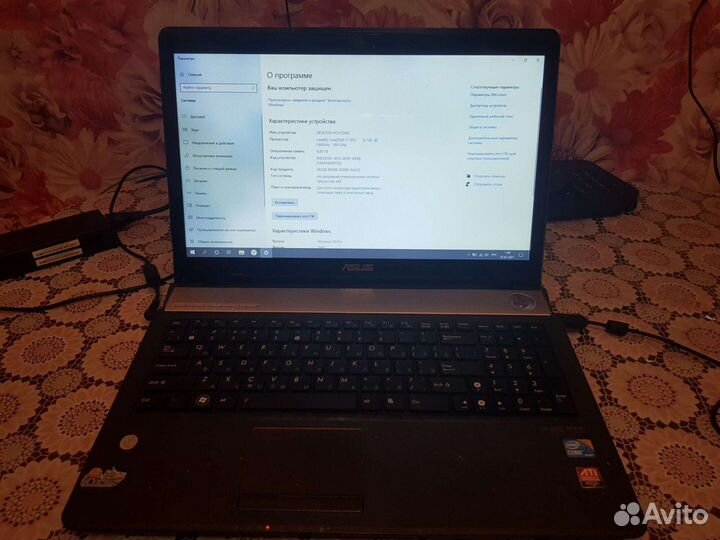 Ноутбук Asus N61Jq, i7 6 Гб, ssd 240,игровая видео