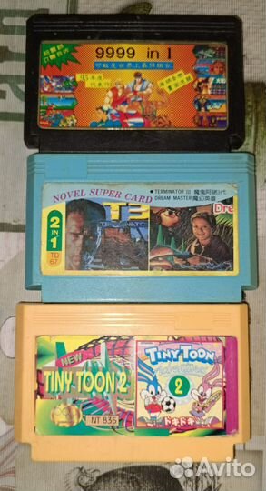 Ретро картриджи для Денди Dendy. Для Сеги Sega