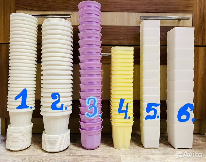 Горшки, кашпо и стаканы для растений/рассады