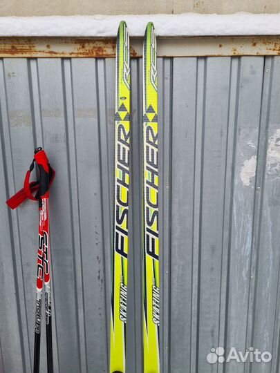 Лыжи беговые fisher skating cold