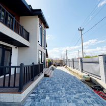Укладка тротуарной плитки брусчатки, Краснодар