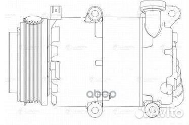 Компрессор кондиц. для а/м Ford Focus II (05)