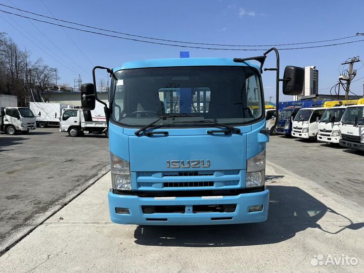 Бортовой грузовик Isuzu Forward (F-Series) с КМУ Tadano, 2012