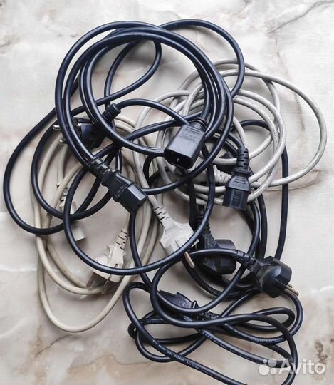 Кабель сетевой 220в питание пк и др. техники