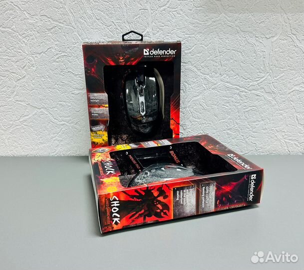 Мышь оптическая Defender shock gm-110L игровая