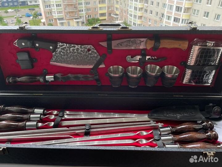 Шашлычный набор в кейсе