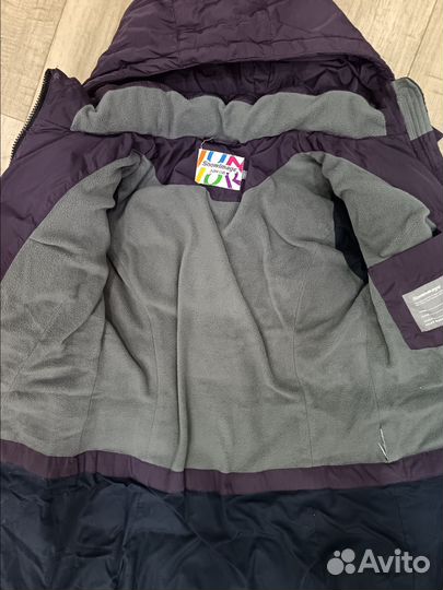 Пуховик зимний для девочки 140