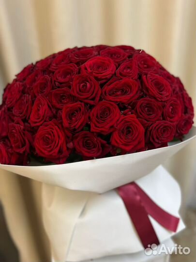 Букет из 51/101 розы импорт