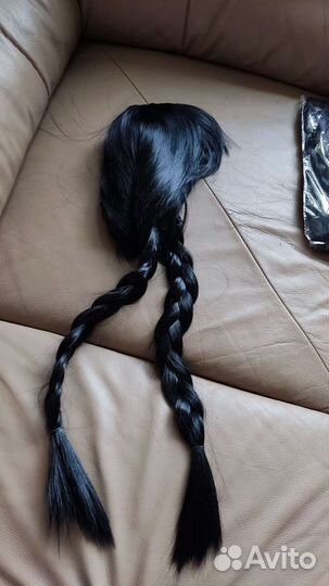 Новый парик Уэнсдей Аддамс / парик Wednesday