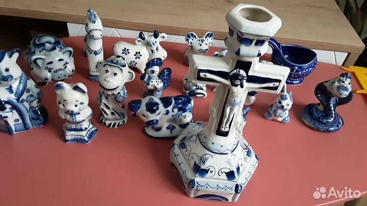 Гжель фигурки