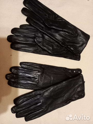 Перчатки кожаные новые