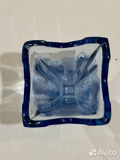 Ваза Завод 1 кдо цветное стекло СССР