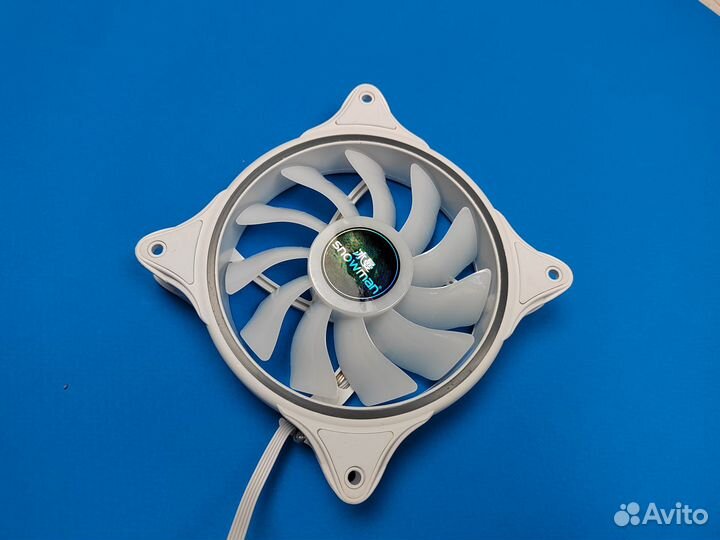 Кулер snowman argb 12V 0.25A 120*25 мм 6PIN Белый