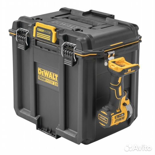 Ящик для инструментов dewalt toughsystem 2.0, компактный, глубокий, dwst08035-1