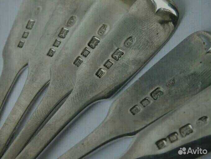 Ложки серебро чайные