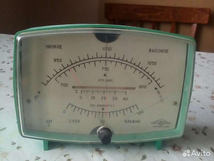 Прибор для измерения давления и влажности