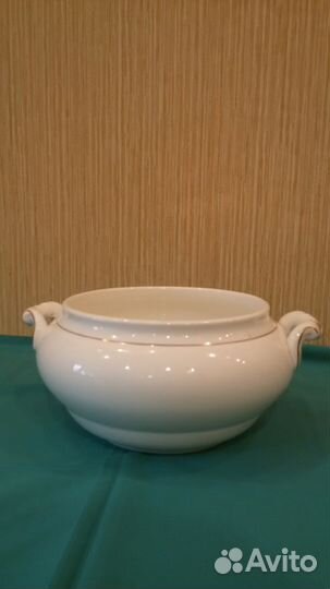 Супница-компотница и крышка от супницы фарфор СССР