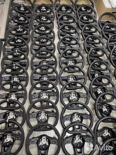 Руль Ауди алькантара с подогревом