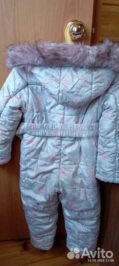Зима Комбинезон(Полюс Плюс) 98р+ботинки(Зебра),26р