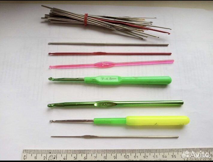 Крючки разных размеров