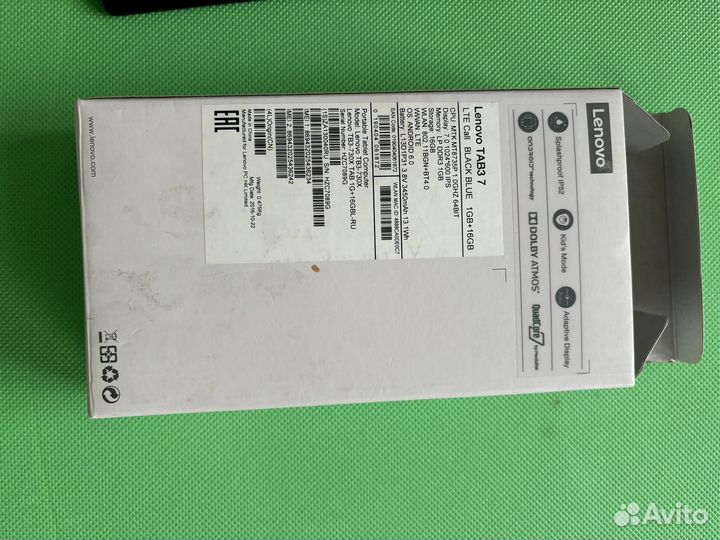Планшет Lenovo tab3 7