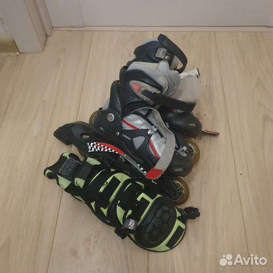 Роликовые коньки детские раздвижные