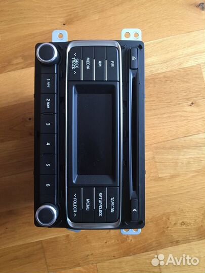 Магнитола Kia Rio штатная с рамкой