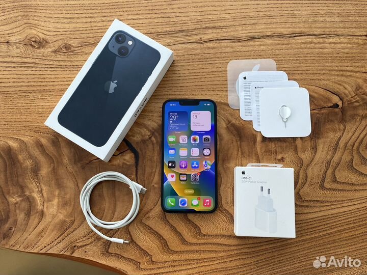 Телефон iPhone 13 128gb midnight (отличный)