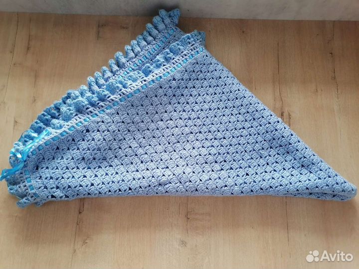 Плед ручная работа 100см х 100см