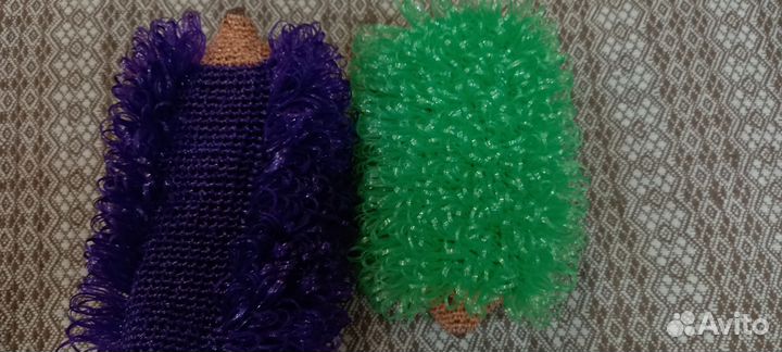 Мочалки- ежики ручной вязки на заказ