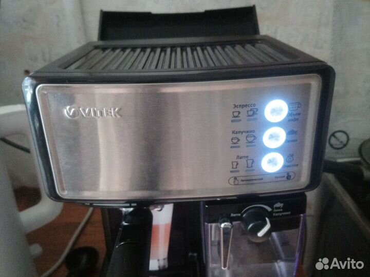 Кофеварка vitek vt 1514 bk