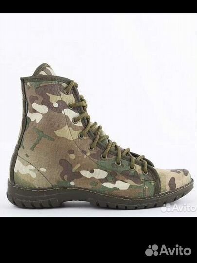 Летние берцы для жаркого климата мультикам/мох