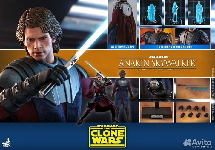 Hot toys Star Wars Anakin Skywalker Две версии