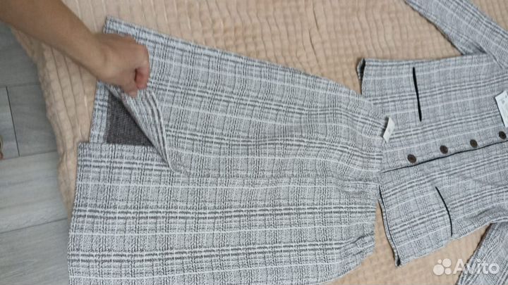 Костюм женский теплый с юбкой 45